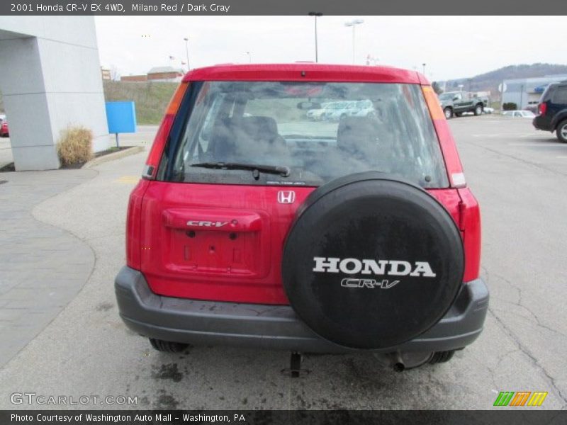 Milano Red / Dark Gray 2001 Honda CR-V EX 4WD