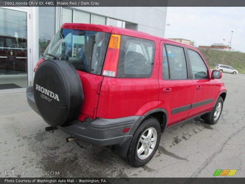 Milano Red / Dark Gray 2001 Honda CR-V EX 4WD