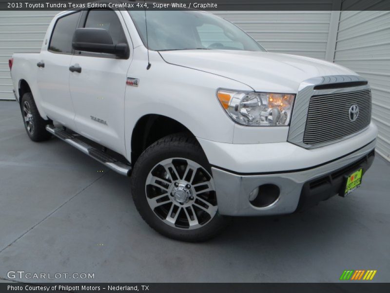 Super White / Graphite 2013 Toyota Tundra Texas Edition CrewMax 4x4