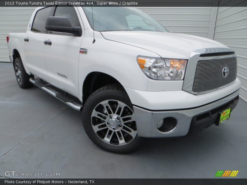 Super White / Graphite 2013 Toyota Tundra Texas Edition CrewMax 4x4