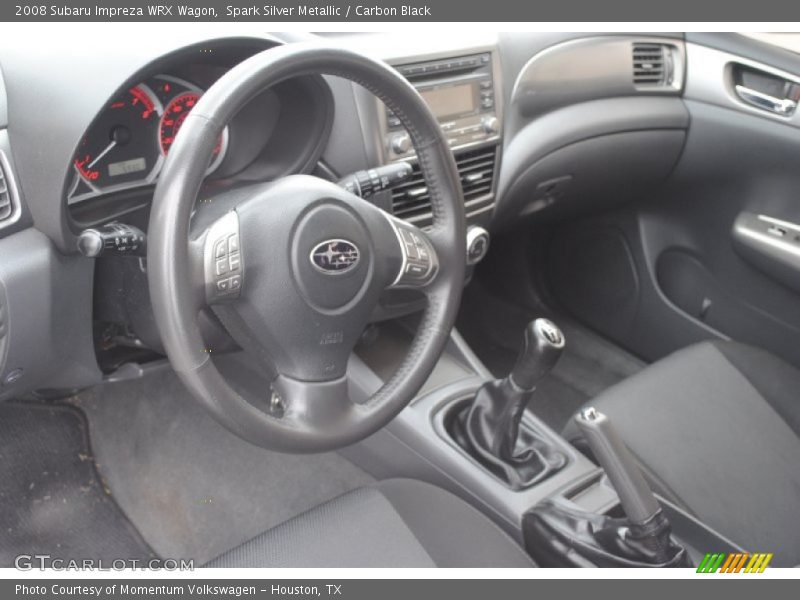 Spark Silver Metallic / Carbon Black 2008 Subaru Impreza WRX Wagon
