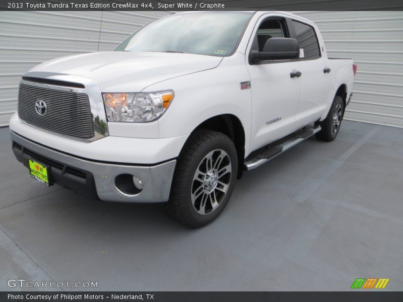 Super White / Graphite 2013 Toyota Tundra Texas Edition CrewMax 4x4