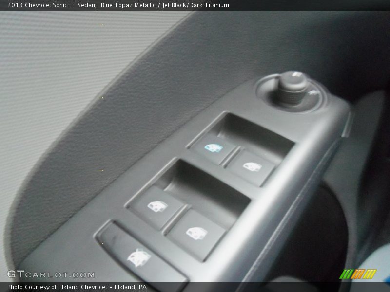 Blue Topaz Metallic / Jet Black/Dark Titanium 2013 Chevrolet Sonic LT Sedan