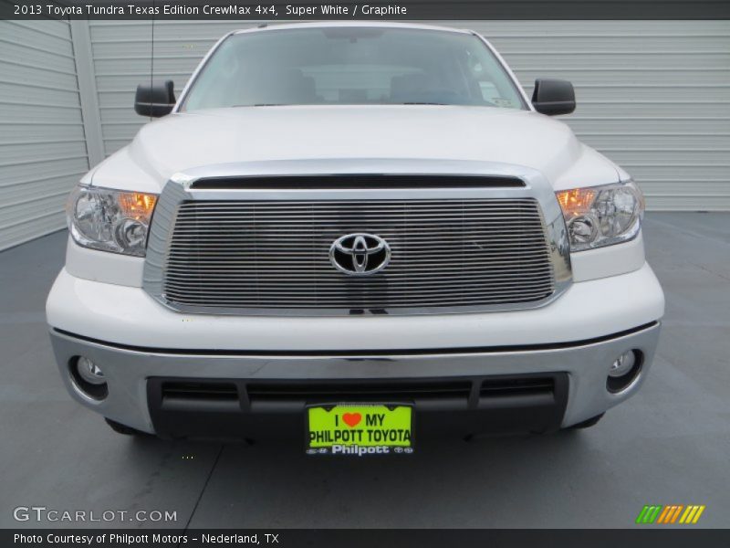 Super White / Graphite 2013 Toyota Tundra Texas Edition CrewMax 4x4