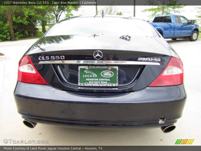 Capri Blue Metallic / Cashmere 2007 Mercedes-Benz CLS 550