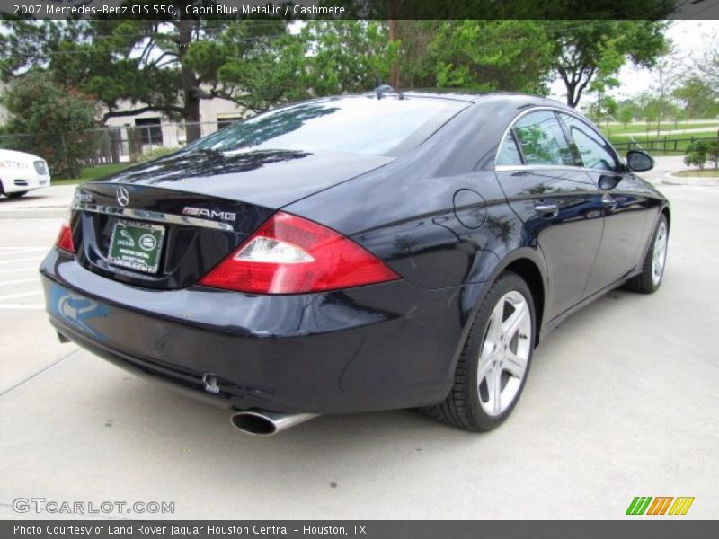 Capri Blue Metallic / Cashmere 2007 Mercedes-Benz CLS 550