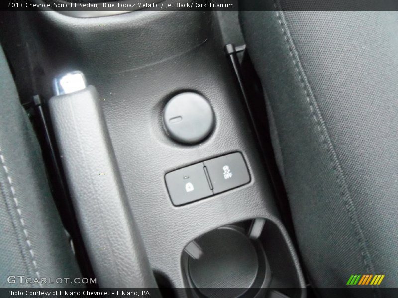 Blue Topaz Metallic / Jet Black/Dark Titanium 2013 Chevrolet Sonic LT Sedan
