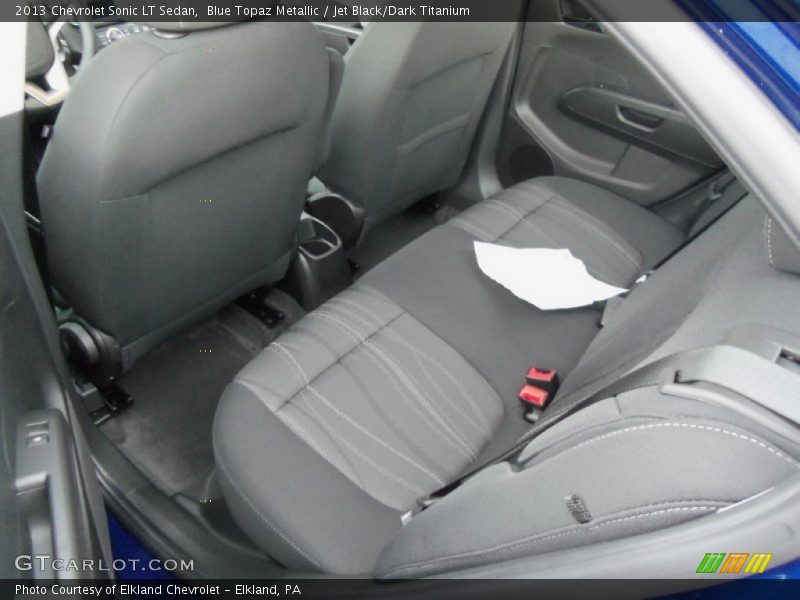 Rear Seat of 2013 Sonic LT Sedan