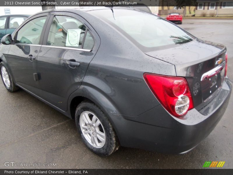Cyber Gray Metallic / Jet Black/Dark Titanium 2013 Chevrolet Sonic LT Sedan