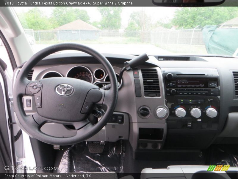 Super White / Graphite 2013 Toyota Tundra Texas Edition CrewMax 4x4