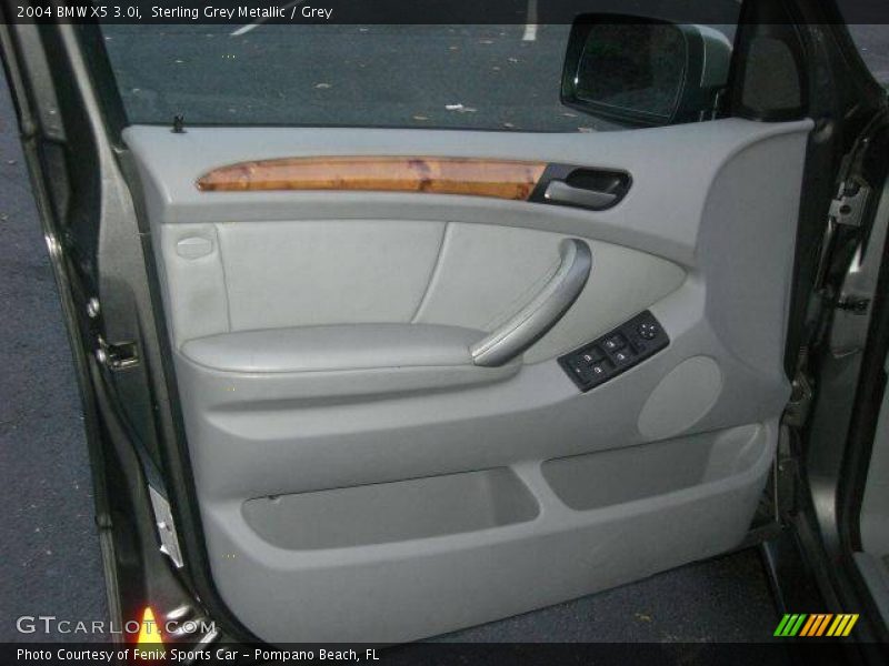 Sterling Grey Metallic / Grey 2004 BMW X5 3.0i