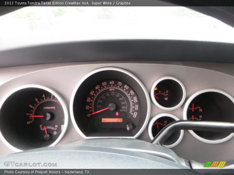 Super White / Graphite 2013 Toyota Tundra Texas Edition CrewMax 4x4