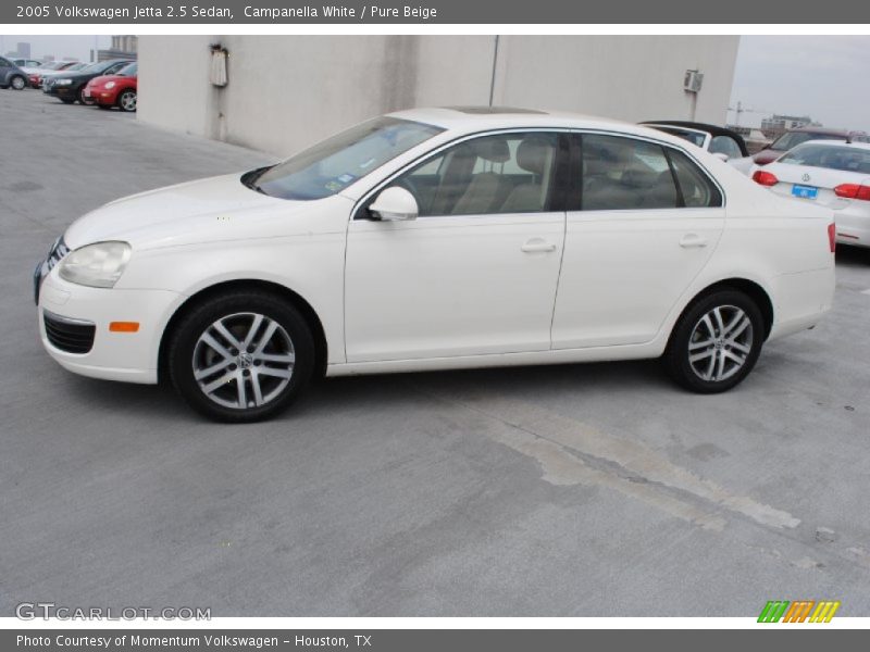 Campanella White / Pure Beige 2005 Volkswagen Jetta 2.5 Sedan