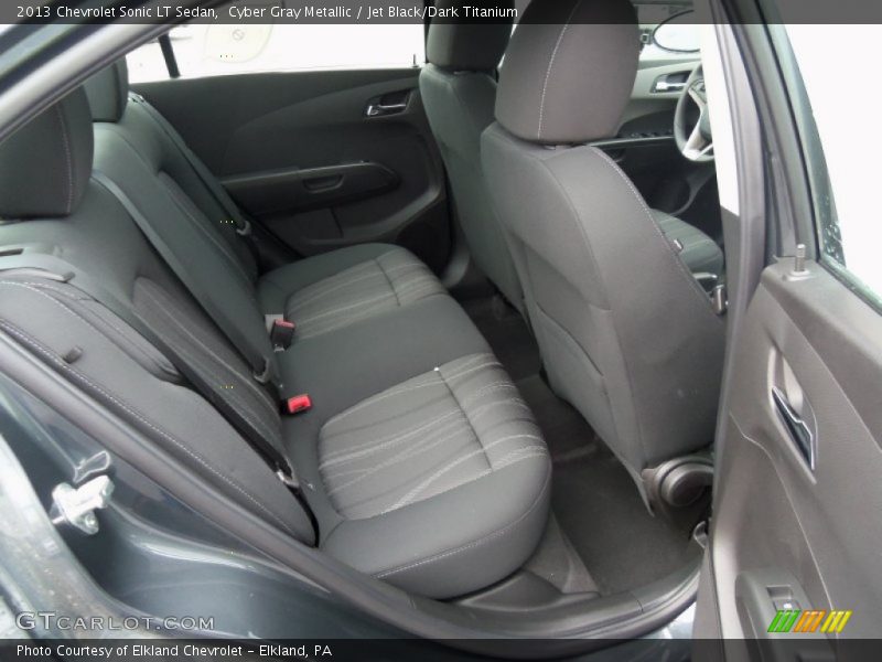 Cyber Gray Metallic / Jet Black/Dark Titanium 2013 Chevrolet Sonic LT Sedan