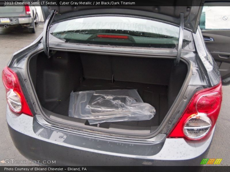 Cyber Gray Metallic / Jet Black/Dark Titanium 2013 Chevrolet Sonic LT Sedan