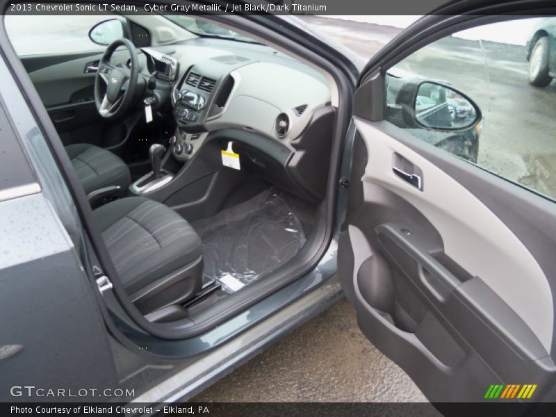 Cyber Gray Metallic / Jet Black/Dark Titanium 2013 Chevrolet Sonic LT Sedan
