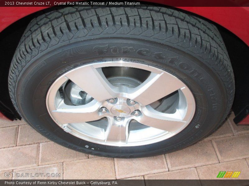 Crystal Red Metallic Tintcoat / Medium Titanium 2013 Chevrolet Cruze LT