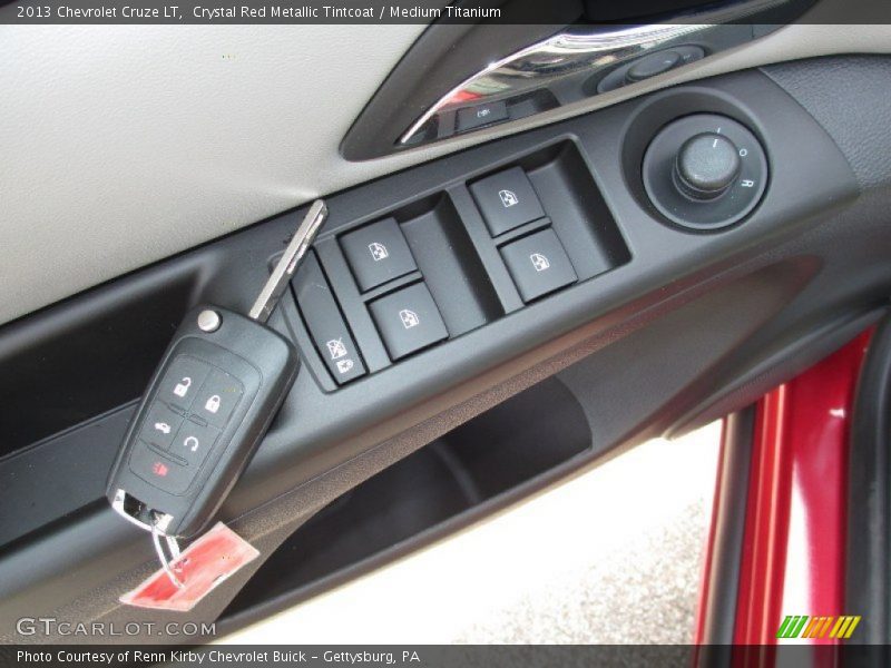 Crystal Red Metallic Tintcoat / Medium Titanium 2013 Chevrolet Cruze LT