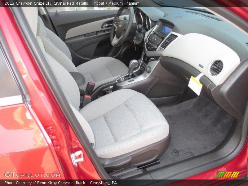 Crystal Red Metallic Tintcoat / Medium Titanium 2013 Chevrolet Cruze LT