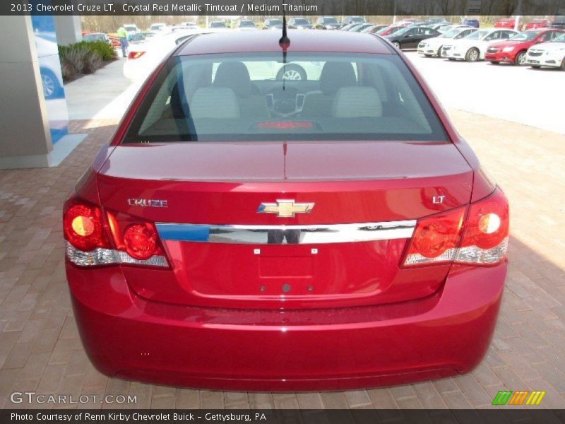 Crystal Red Metallic Tintcoat / Medium Titanium 2013 Chevrolet Cruze LT