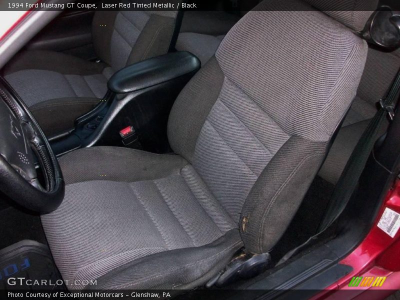 Laser Red Tinted Metallic / Black 1994 Ford Mustang GT Coupe