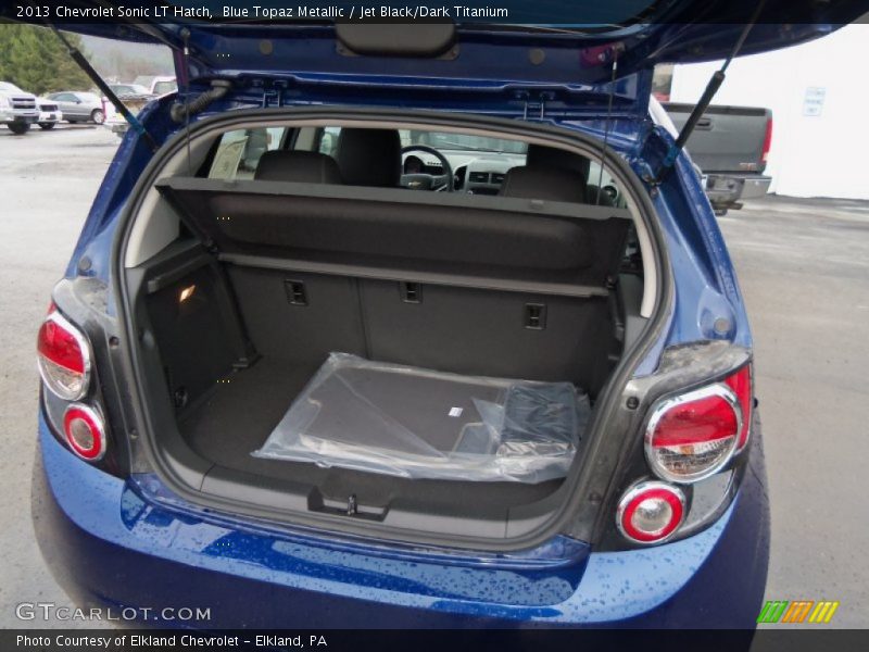 Blue Topaz Metallic / Jet Black/Dark Titanium 2013 Chevrolet Sonic LT Hatch