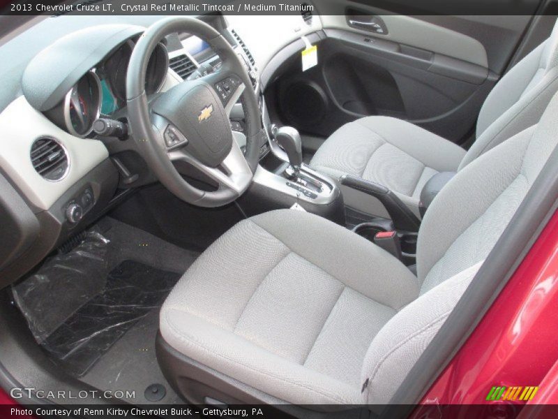 Crystal Red Metallic Tintcoat / Medium Titanium 2013 Chevrolet Cruze LT