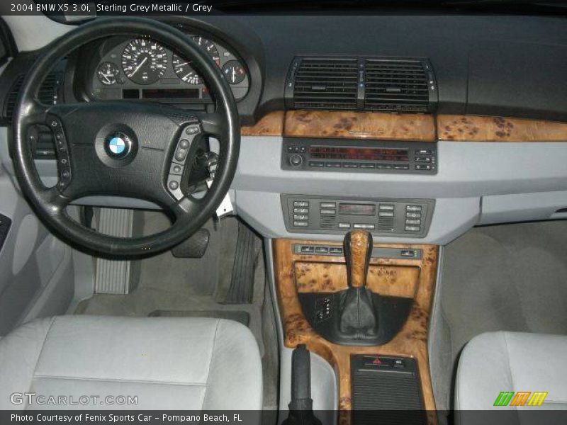 Sterling Grey Metallic / Grey 2004 BMW X5 3.0i