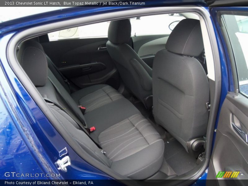 Blue Topaz Metallic / Jet Black/Dark Titanium 2013 Chevrolet Sonic LT Hatch