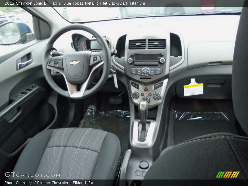 Blue Topaz Metallic / Jet Black/Dark Titanium 2013 Chevrolet Sonic LT Hatch
