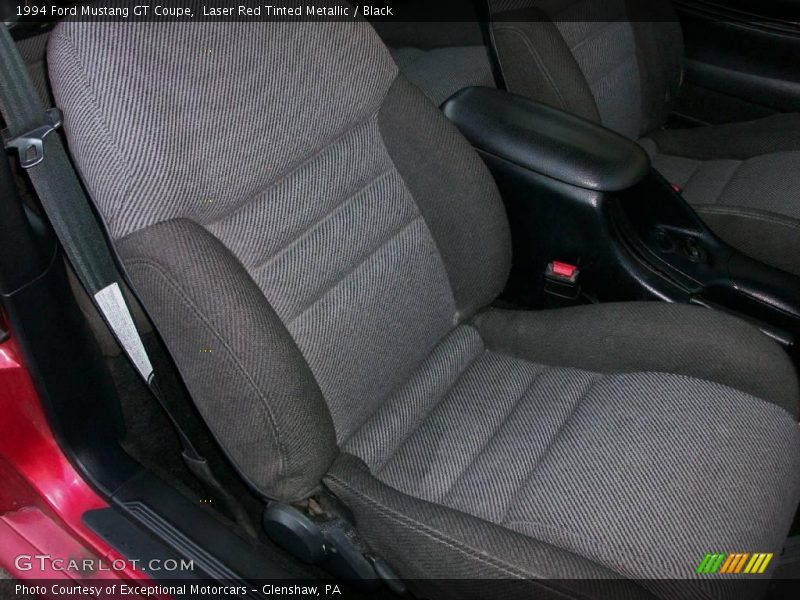 Laser Red Tinted Metallic / Black 1994 Ford Mustang GT Coupe