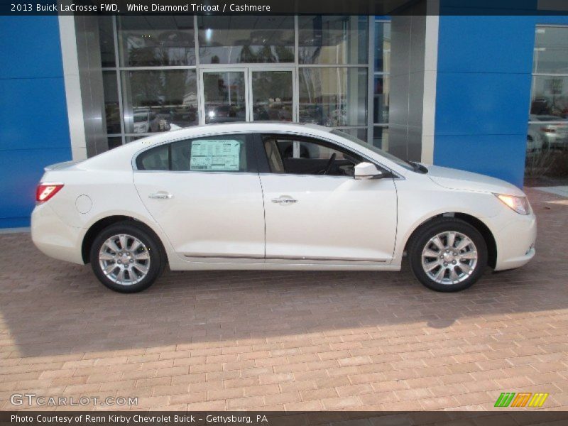 White Diamond Tricoat / Cashmere 2013 Buick LaCrosse FWD