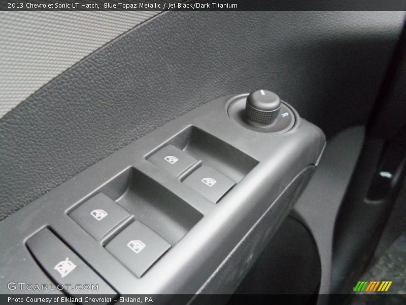 Blue Topaz Metallic / Jet Black/Dark Titanium 2013 Chevrolet Sonic LT Hatch