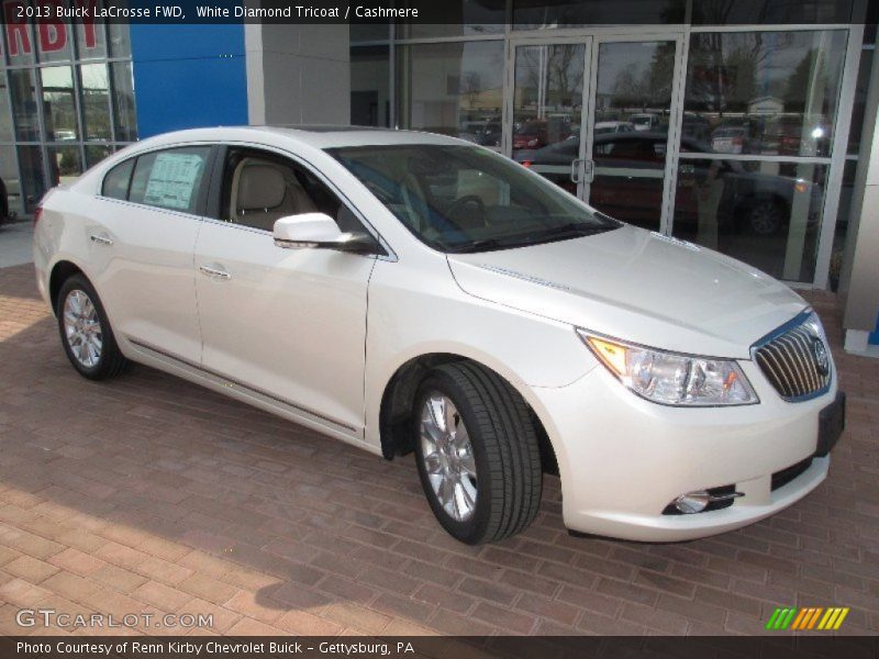 White Diamond Tricoat / Cashmere 2013 Buick LaCrosse FWD