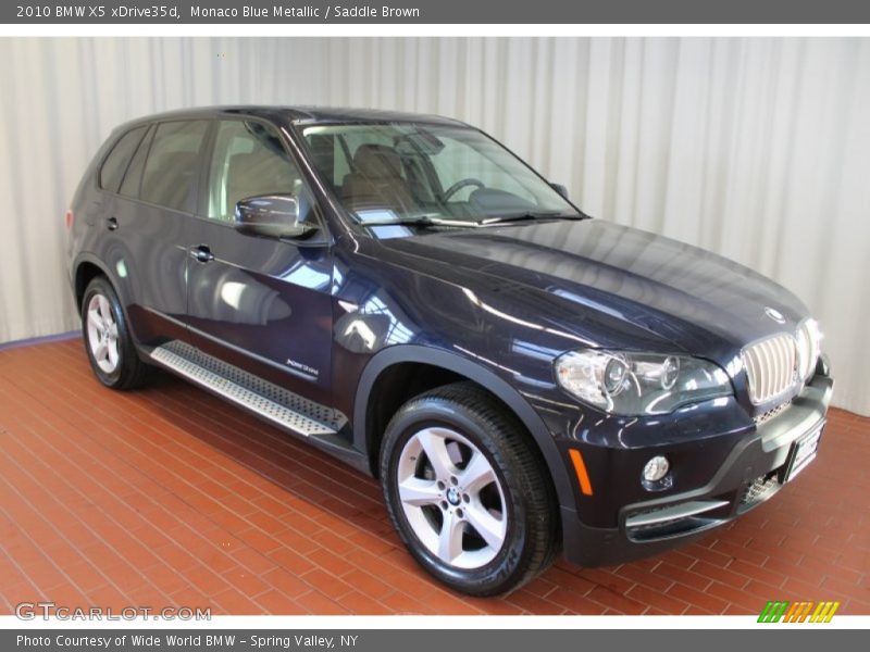 Monaco Blue Metallic / Saddle Brown 2010 BMW X5 xDrive35d