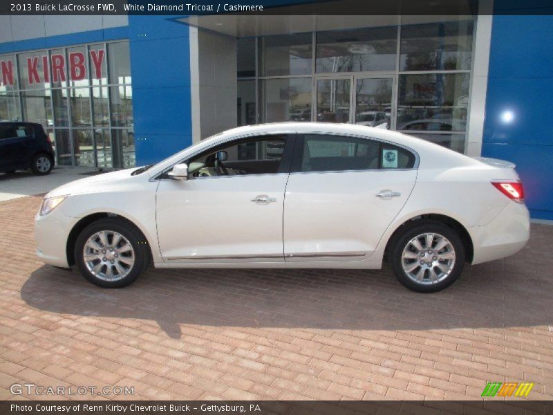 White Diamond Tricoat / Cashmere 2013 Buick LaCrosse FWD