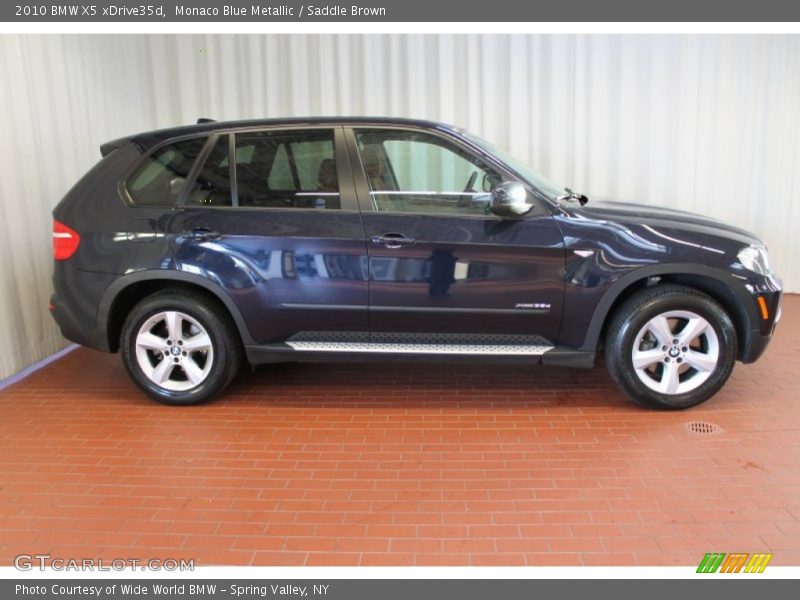 Monaco Blue Metallic / Saddle Brown 2010 BMW X5 xDrive35d