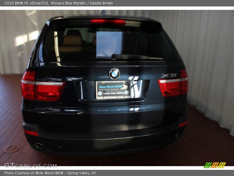 Monaco Blue Metallic / Saddle Brown 2010 BMW X5 xDrive35d