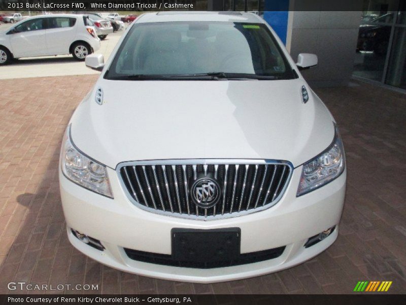 White Diamond Tricoat / Cashmere 2013 Buick LaCrosse FWD