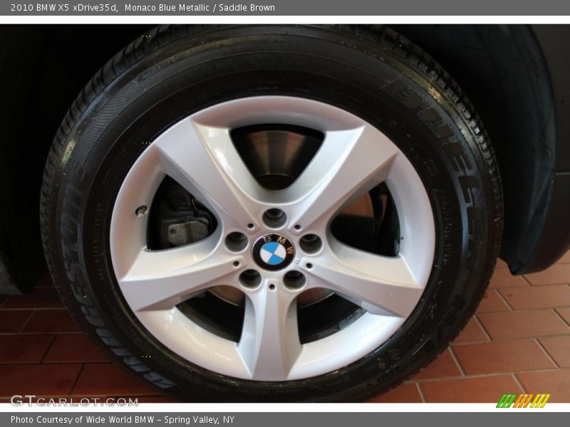 Monaco Blue Metallic / Saddle Brown 2010 BMW X5 xDrive35d