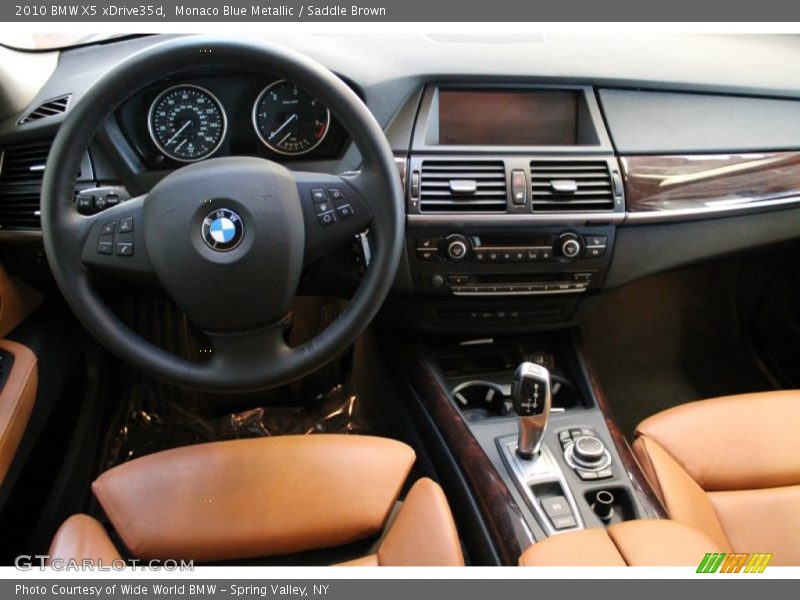 Monaco Blue Metallic / Saddle Brown 2010 BMW X5 xDrive35d