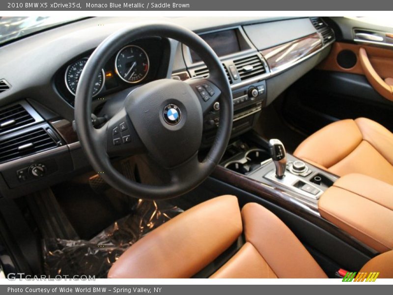 Monaco Blue Metallic / Saddle Brown 2010 BMW X5 xDrive35d