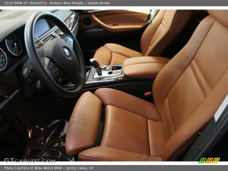 Monaco Blue Metallic / Saddle Brown 2010 BMW X5 xDrive35d