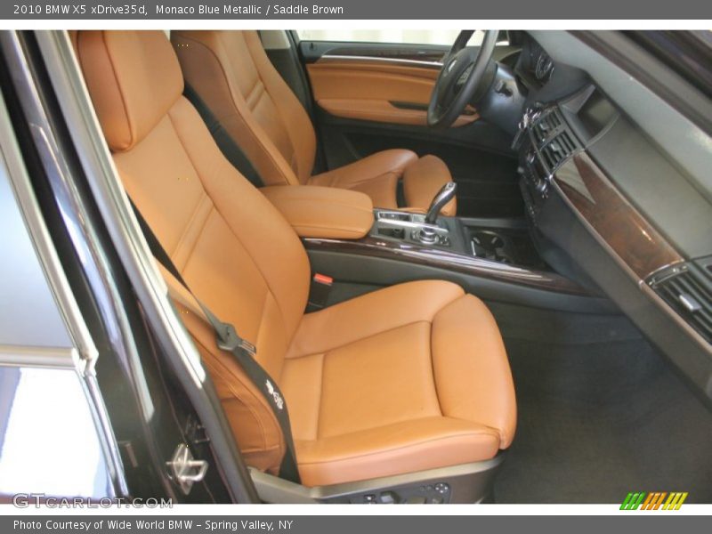 Monaco Blue Metallic / Saddle Brown 2010 BMW X5 xDrive35d