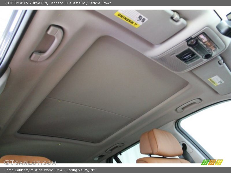 Monaco Blue Metallic / Saddle Brown 2010 BMW X5 xDrive35d