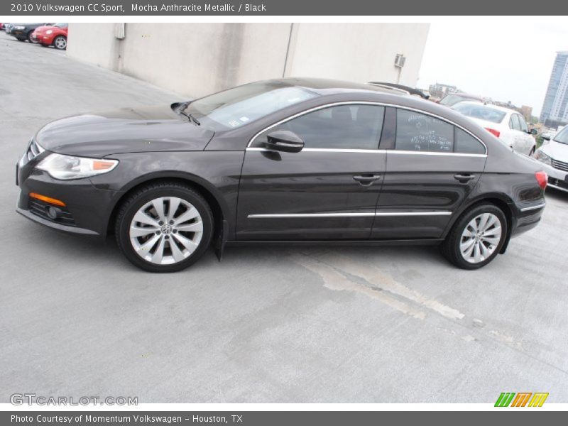 Mocha Anthracite Metallic / Black 2010 Volkswagen CC Sport