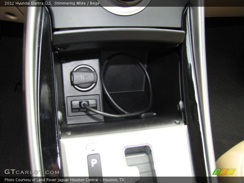 Shimmering White / Beige 2012 Hyundai Elantra GLS