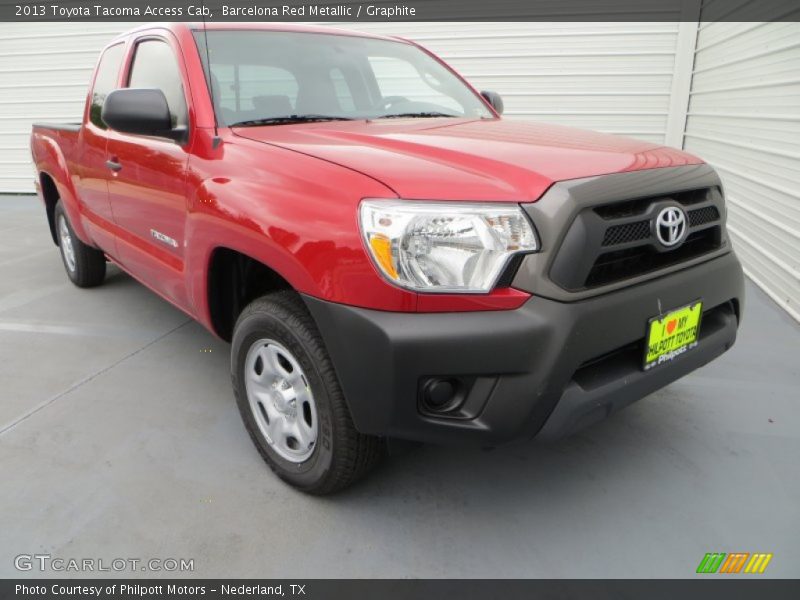 Barcelona Red Metallic / Graphite 2013 Toyota Tacoma Access Cab