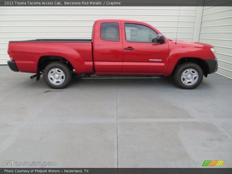 Barcelona Red Metallic / Graphite 2013 Toyota Tacoma Access Cab