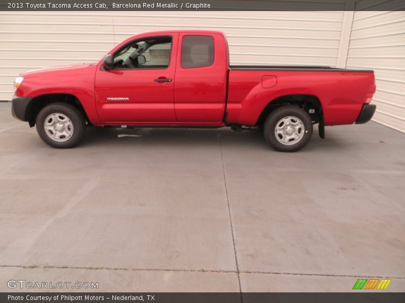 Barcelona Red Metallic / Graphite 2013 Toyota Tacoma Access Cab